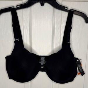 NWT Black Label Elegance Black Bra 40DD